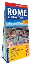 Rome et le Vatican 1/15.000 (carte grand format laminée - plan de ville)