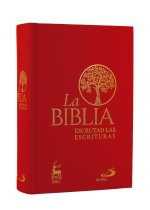 LA BIBLIA. ESCRUTAD LAS ESCRITURAS - CARTONÉ TELA ROJA
