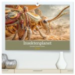 Insektenplanet - Surrealer Science-Fiction (hochwertiger Premium Wandkalender 2026 DIN A2 quer), Kunstdruck in Hochglanz