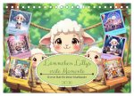 Lämmchen Lillys erste Momente (Tischkalender 2026 DIN A5 quer), CALVENDO Monatskalender