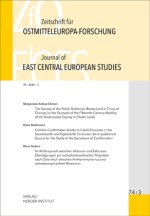 Zeitschrift für Ostmitteleuropa-Forschung (ZfO) 74/3 / Journal of East Central European Studies (JECES) 74/3