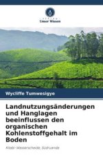 Landnutzungsänderungen und Hanglagen beeinflussen den organischen Kohlenstoffgehalt im Boden