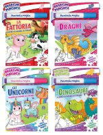 draghi, gli unicorni, la fattoria, i dinosauri. Disegni magici