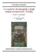 marche dei tipografi e degli editori europei (sec. XV-XIX)