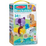 Klocki Blockables drewniane Zwierzątka Safari Mellisa&Doug