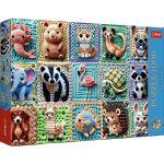 PUZZLE 1000 Trefl Premium Plus Szydełkowe zwierzątka 12093