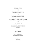 Explanations of Sacred Scripture in Maurice Nicoll's Psychological Commentaries on the Teaching of Gurdjieff and Ouspensky (1941- 1953) - Volume II