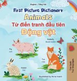 First Picture Dictionary - Animals (English Vietnamese Bilingual Children's Book)