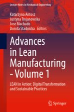 Advances in Lean Manufacturing - Volume 1