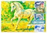 Lipizzaner. Kunstvolle Porträts schöner Pferde (Wandkalender 2026 DIN A4 quer), CALVENDO Monatskalender