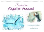 Faszination Vögel im Aquarell - Expressionistische Kunst von Doris Krüger (Wandkalender 2026 DIN A3 quer), CALVENDO Monatskalender