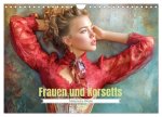 Frauen und Korsetts - Malerische Werke (Wandkalender 2026 DIN A4 quer), CALVENDO Monatskalender