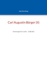 Carl Augustin Bürger (II)