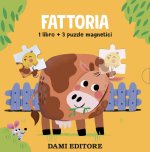 Fattoria. Libri con puzzle magnetici