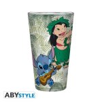 DISNEY - Large Glass - 400ml - Lilo & Stitch - x2