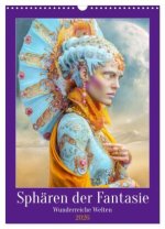 Sphären der Fantasie - Wunderreiche Welten (Wandkalender 2026 DIN A3 hoch), CALVENDO Monatskalender