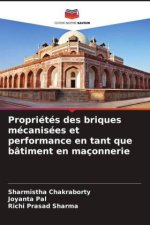 Propriétés des briques mécanisées et performance en tant que bâtiment en maçonnerie