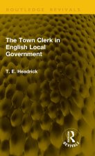 Town Clerk in English Local Government