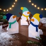 Bastelset - Erstes Prickeln Schneemann