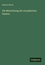 Die Machstelung der europäischen Staaten