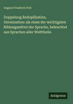 Doppelung Reduplikation, Germination: als eines der wichtigsten Bildungsmittel der Sprache, beleuchtet aus Sprachen aller Welttheile.