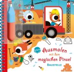 Ausmalen mit dem magischen Pinsel. Auf der Baustelle
