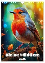 Kleine Wildtiere (Wandkalender 2026 DIN A4 hoch), CALVENDO Monatskalender