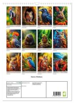 Kleine Wildtiere (Wandkalender 2026 DIN A3 hoch), CALVENDO Monatskalender