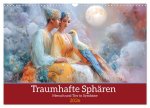 Traumhafte Sphären - Mensch und Tier in Symbiose (Wandkalender 2026 DIN A3 quer), CALVENDO Monatskalender