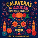 Calaveras de Azúcar - Libro para Colorear Día de los Muertos