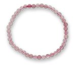 Rosenquarz Edelsteinarmband 3-4mm, J748-09