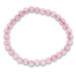Rosenquarz Edelsteinarmband 6mm, J749-09