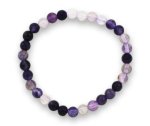 Fluorit Edelsteinarmband 6mm, J749-28