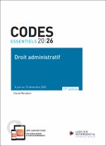 Code essentiel - Droit administratif 2026 - À jour au 15 décembre 2025
