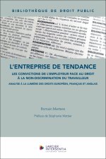 L'entreprise de tendance - Les convictions de l'employeur face au droit à la non-discrimination du t