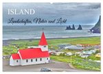 Island - Landschaften, Natur und Licht (Wandkalender 2026 DIN A2 quer), CALVENDO Monatskalender