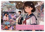 Zeitreise nach Tokio (Wandkalender 2026 DIN A3 quer), CALVENDO Monatskalender