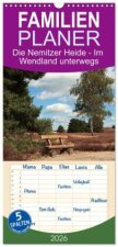 Familienplaner 2026 - Die Nemitzer Heide - Im Wendland unterwegs mit 5 Spalten (Wandkalender, 21 x 45 cm) CALVENDO