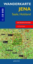 Wanderkarte Jena, Saale, Holzland