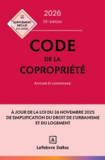 Code de la copropriété 2026, annoté et commenté. 35e éd.