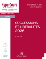 Successions et libéralités 2026. 12e éd.