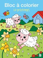 Mon premier bloc à colorier : Le printemps