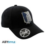 ATTACK ON TITAN - Cap - Black - Scout Symbol x2
