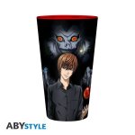DEATH NOTE - Large Glass - 400ml - Light & Misa x2