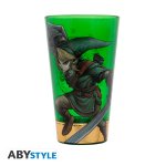 THE LEGEND OF ZELDA - Premium Large Glass - 400ml - Link box x2