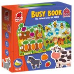 Lernspiel Roter Käfer Busy Book mit Klettverschluss Tiere auf dem Bauernhof  RK1170-02