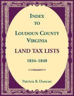 Index to Loudoun County, Virginia Land Taxes, 1834-1840