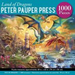 Land of Dragons 1000-Piece Jigsaw Puzzle (Gold Foil Highlights)