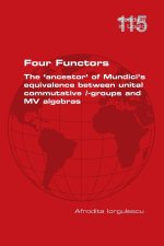 Four Functors. The 'ancestor' of Mundici's equivalence between unital commutative l-groups and MV algebras
