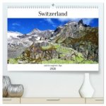 Switzerland and its majestic Alps (High Quality Premium Wall Calendar 2026 DIN A2 landscape),CALVENDO 12 Month Wall Calendar